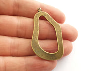 2 Antique Bronze Charm Antique Bronze Plated Charm (49x27mm) G18621