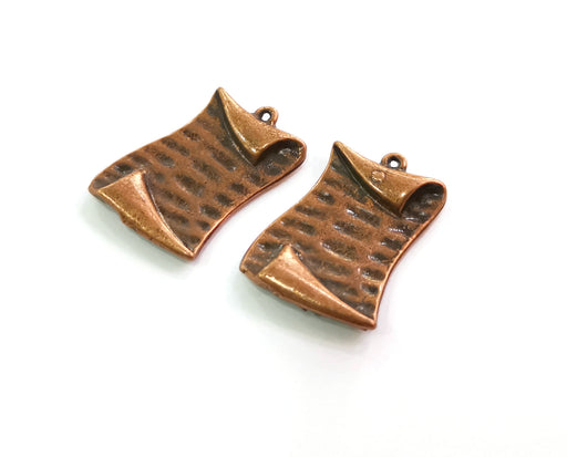 4 Letter Charms Antique Copper Plated Charms (29x20mm) G18635