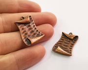 4 Letter Charms Antique Copper Plated Charms (29x20mm) G18635