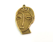 2 Antique Bronze Charms Antique Bronze Plated Charms (53x28mm)  G18643