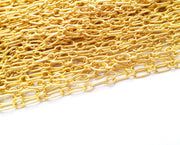 Gold Plated Chain (10x5+6x5 mm) 1 Meter - 3.3 Feet  G18181