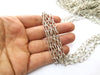 Antique Silver Plated Chain  1 Meter - 3.3 Feet (10.2x4.7 mm) G18185