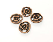 10 Copper Charms Connector Antique Copper Plated Connector (16x14mm)  G18684
