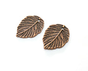 4 Leaf Charms Antique Copper Plated Charms (28x21mm)  G18703