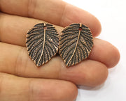 4 Leaf Charms Antique Copper Plated Charms (28x21mm)  G18703