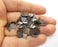 30 Charm Antique Copper Plated Charms (11x8mm) G18740