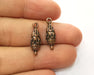 10 Copper Charms Antique Copper Plated Charms (21x7mm)  G18746