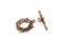 Toggle Clasps 10 sets Antique Copper Plated Toggle Clasp Findings 23x16mm+23x7mm  G18747