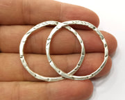 5  Silver Charms Antique Silver Plated Charms (40mm) G18295