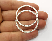 5  Silver Charms Antique Silver Plated Charms (40mm) G18295