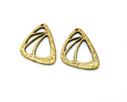 4 Antique Bronze Charms Antique Bronze Plated Charms (29x22mm)  G18797
