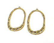 2 Antique Bronze Charms Connector Antique Bronze Plated Charms  (48x28mm)  G18827
