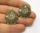 10 Antique Bronze Charms Connector Antique Bronze Plated Charms (30x23mm)  G18835