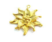 Lily Charms Gold Plated Charms (49x44mm)  G18354