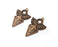 2 Copper Charms Antique Copper Plated Charms  (37x25mm)  G18855