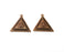 Triangle Copper Charms Antique Copper Plated Charms (27x26mm)  G18888