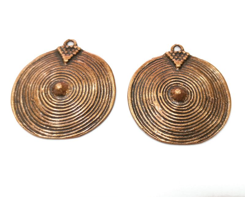 Copper Charms Antique Copper Plated Charms (47x43mm)  G18397