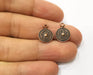 10 Copper Charms Antique Copper Plated Charms (15x11mm)  G18408