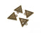 10 Antique Bronze Charms Antique Bronze Plated Charms (18x17mm)  G18950
