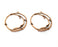 2 Copper Charms Antique Copper Plated Charms (41x36mm)  G18457