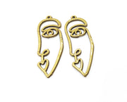 4 Antique Bronze Charms Antique Bronze Plated Charms (39x16mm)  G18960