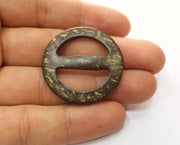 2 Coconut Wood Findings Coconut Tree Natural Charm 37 mm  G18986