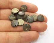 20 Coconut Wood Findings Coconut Tree Natural Beads Charm 11 mm  G19001