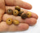 20 Wood Beads Olive Tree Beads 14x9 mm (2.5mm beads inner size) G19059