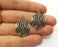 4 Copper Charms Antique Copper Plated Charms (29x20mm) G18488