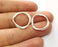 10 Circle Findings Antique Silver Plated Circle (21 mm)  G19143