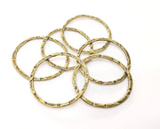 5  Antique Bronze Charms Antique Bronze Plated Charms (40mm) G18544
