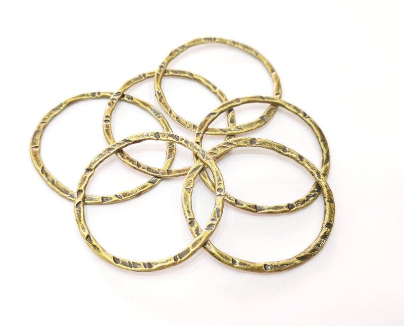 5  Antique Bronze Charms Antique Bronze Plated Charms (40mm) G18544
