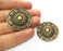 2 Antique Bronze Charms Antique Bronze Plated Charms (35mm)  G18547
