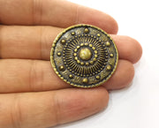2 Antique Bronze Charms Antique Bronze Plated Charms (35mm)  G18547