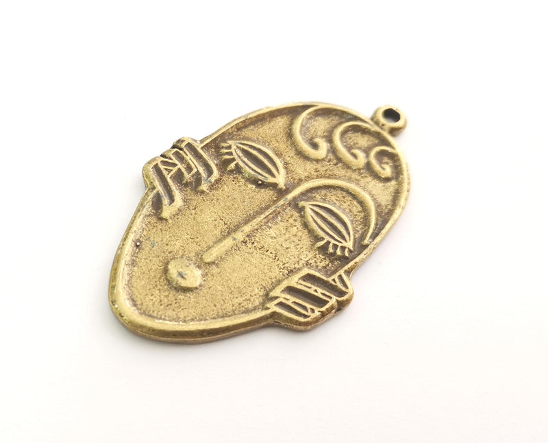 2 Antique Bronze Charms Antique Bronze Plated Charms (55x34mm)  G18585