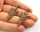 2 Copper Arrowhead Charms Antique Copper Plated Charms (47x20mm) G18636