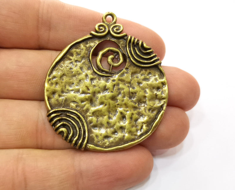 Antique Bronze Charms Antique Bronze Plated Charms (51x43mm)  G19231