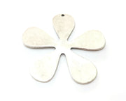 Flower Charms Antique Silver Plated Charms (61mm)  G18660