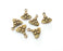 10 Antique Bronze Charms Antique Bronze Plated Charms Double Sided (Both Side Same)(14x12mm)  G19252