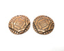 2 Copper Charms Antique Copper Plated Charms (31mm)  G18676