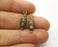 20 Antique Bronze Charms Antique Bronze Plated Charms (21x7mm)  G19256