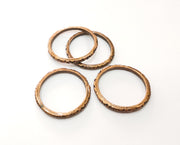 5 Copper Circle Connector Antique Copper Plated Circle (28x27mm) G19266