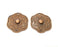 2 Copper Charms Antique Copper Plated Charms (37x35mm)  G18679