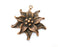 2 Lily Charms Antique Copper Plated Charms (49x44mm)  G18682