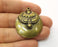 2 Antique Bronze Charms Antique Bronze Plated Charms (39x32mm) G19272