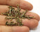 10 Cactus Charms Antique Bronze Plated Charms (20x9mm)  G19291