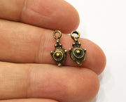 20 Antique Bronze Charm Antique Bronze Plated Charms (16x7mm) G19326