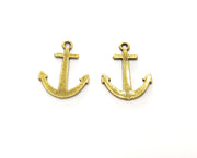 10 Anchor Charms Antique Bronze Plated Charms (21x16mm) G18739