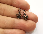 20 Copper Charm Antique Copper Plated Charms (16x7mm) G18742