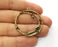 2 Antique Bronze Charms Antique Bronze Plated Charms (41x36mm)  G18745